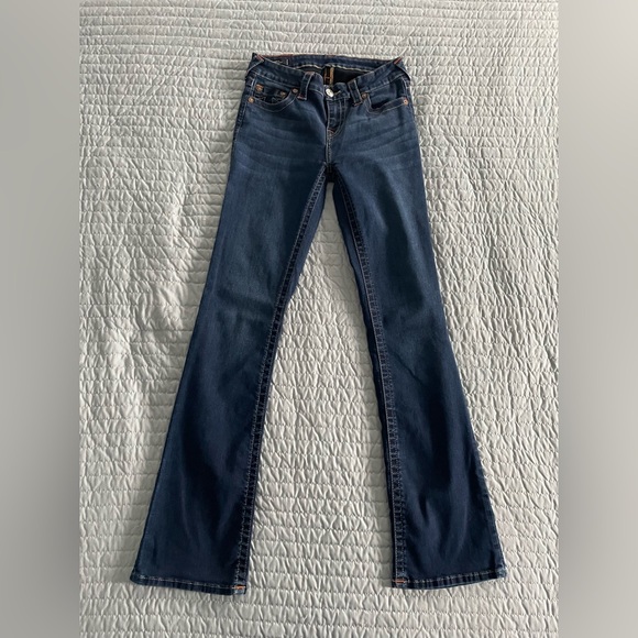 True Religion Becca Mid Rise Bootcut Jeans - Size 28 - Picture 2 of 4